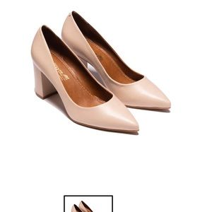 L’intervalle Peony nude leather heel 36/ US 5
